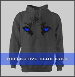 Husky Eyes Reflective Hoody
